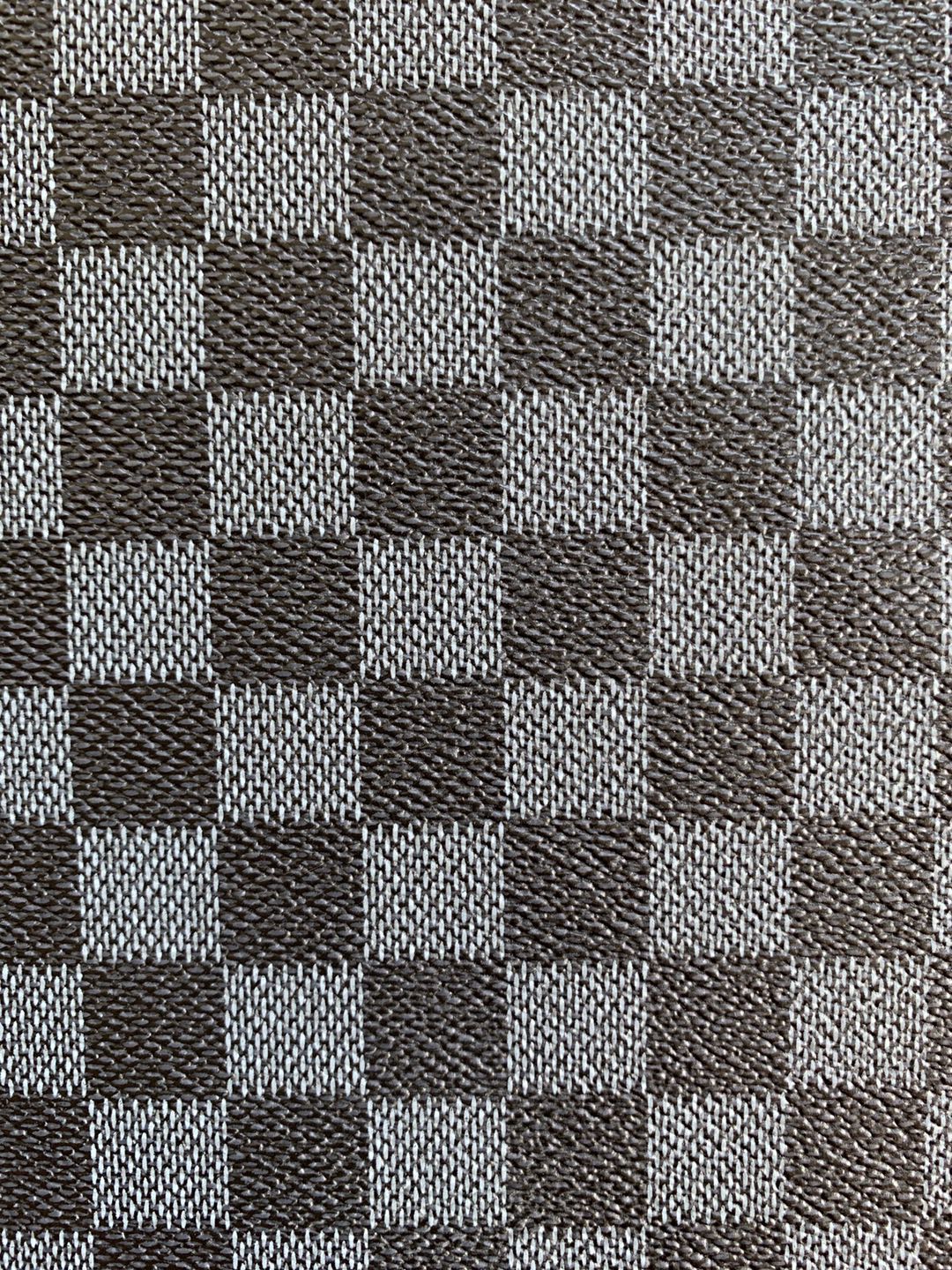Classic Plaid Leather Fabric Handmade Shoes Fabric,The Purse Fabric Bags fabric( Gray )