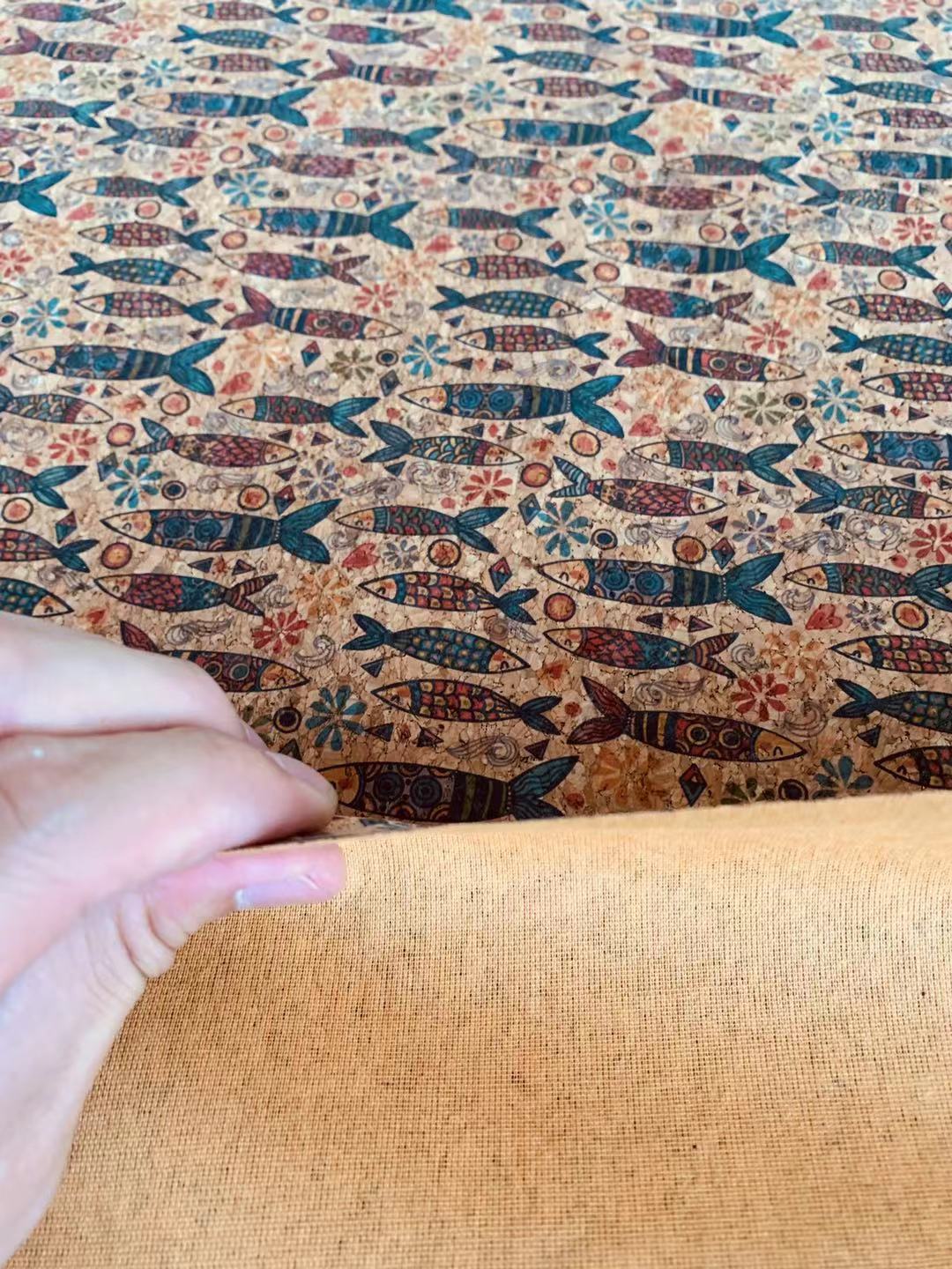New Wood Material Farbic For Handmade Handicraft Goods(Fish)