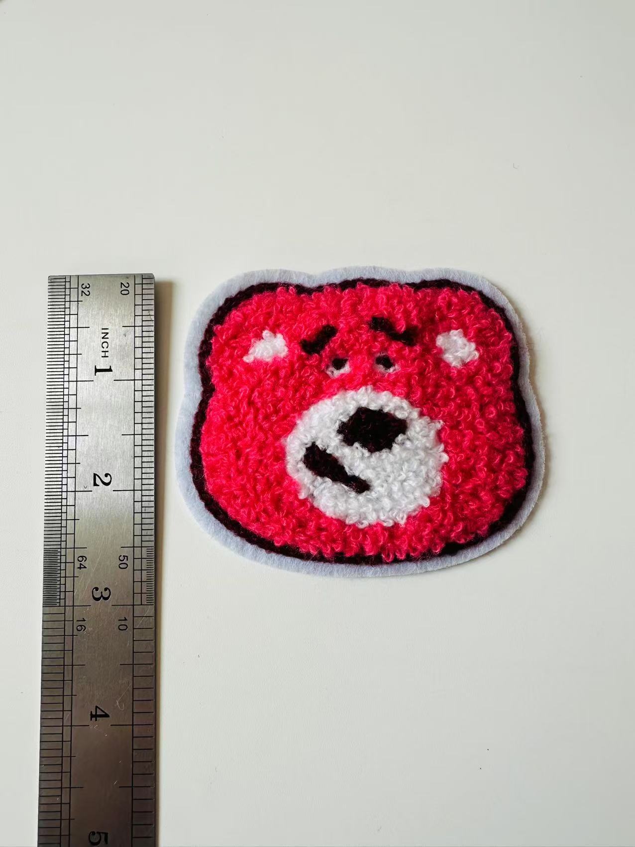 Craft 3.5"x2.7 "Lotso Strawberry Bear Embroidery Patches For Handmade Handicraft