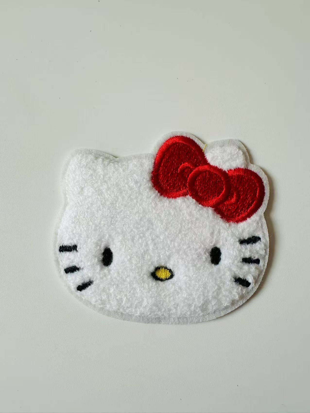 Craft Hello Kitty 3.5"x3 "Embroidery Label For Handmade Handicraft Goods