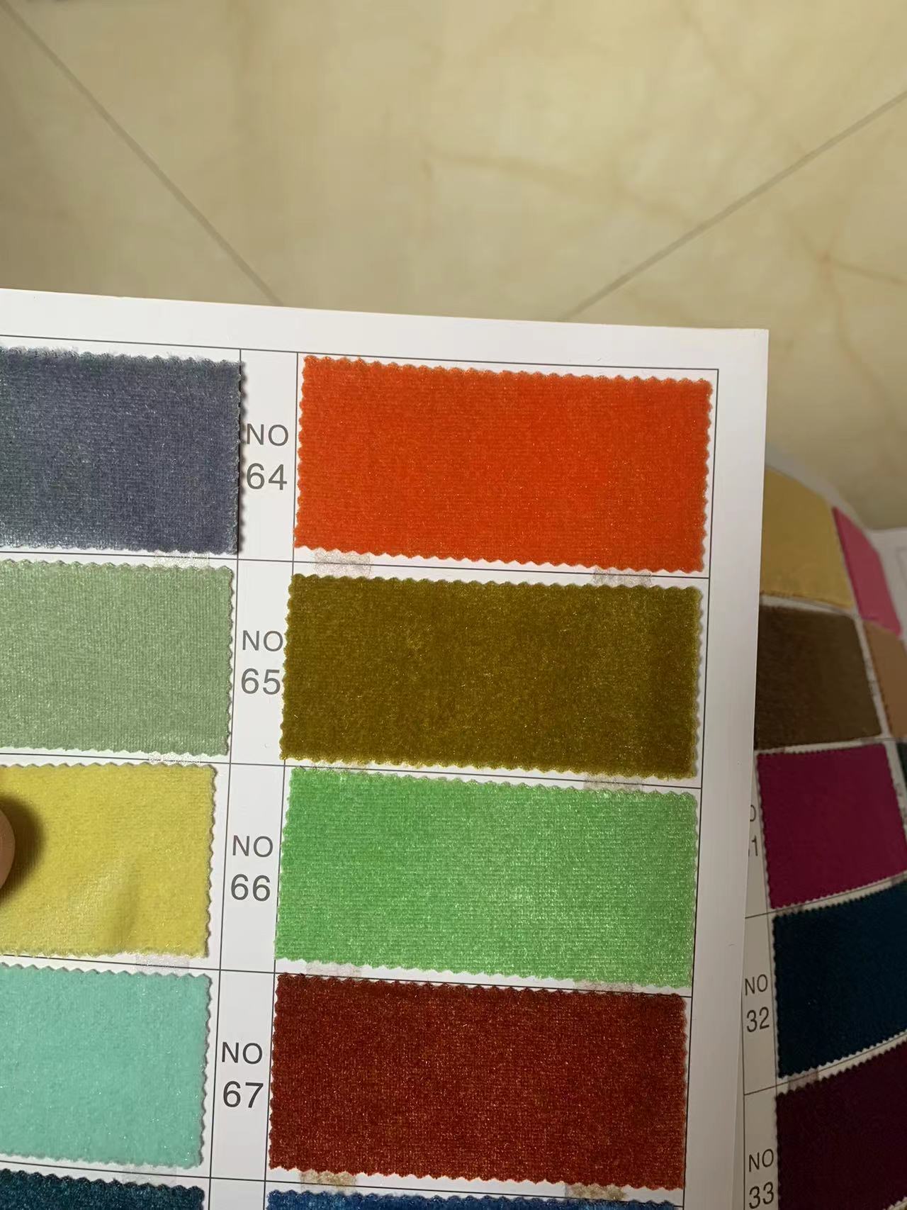 Fashion Velvet fabric , knitted fabric for handmade apparel By Yard