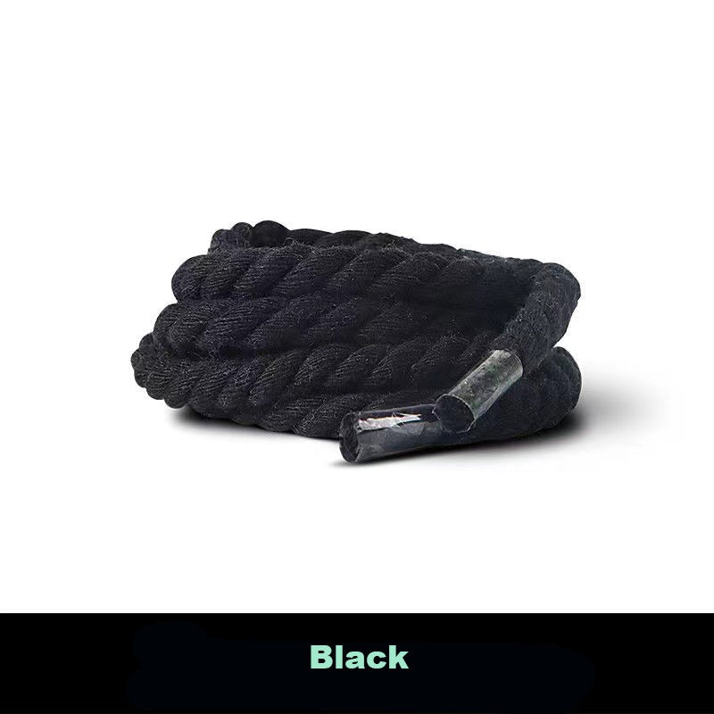 Natural Twisted 12mm Thick Shoelace For Handmade Shoes ,DIY Handicraft Sneakers By Pairs