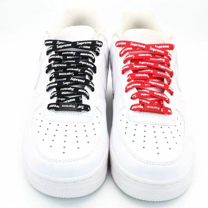 Fashion Supreme Shoelace and Metal Shoes Buckle For Handmade Sneakers ,Shoes By Pairs
