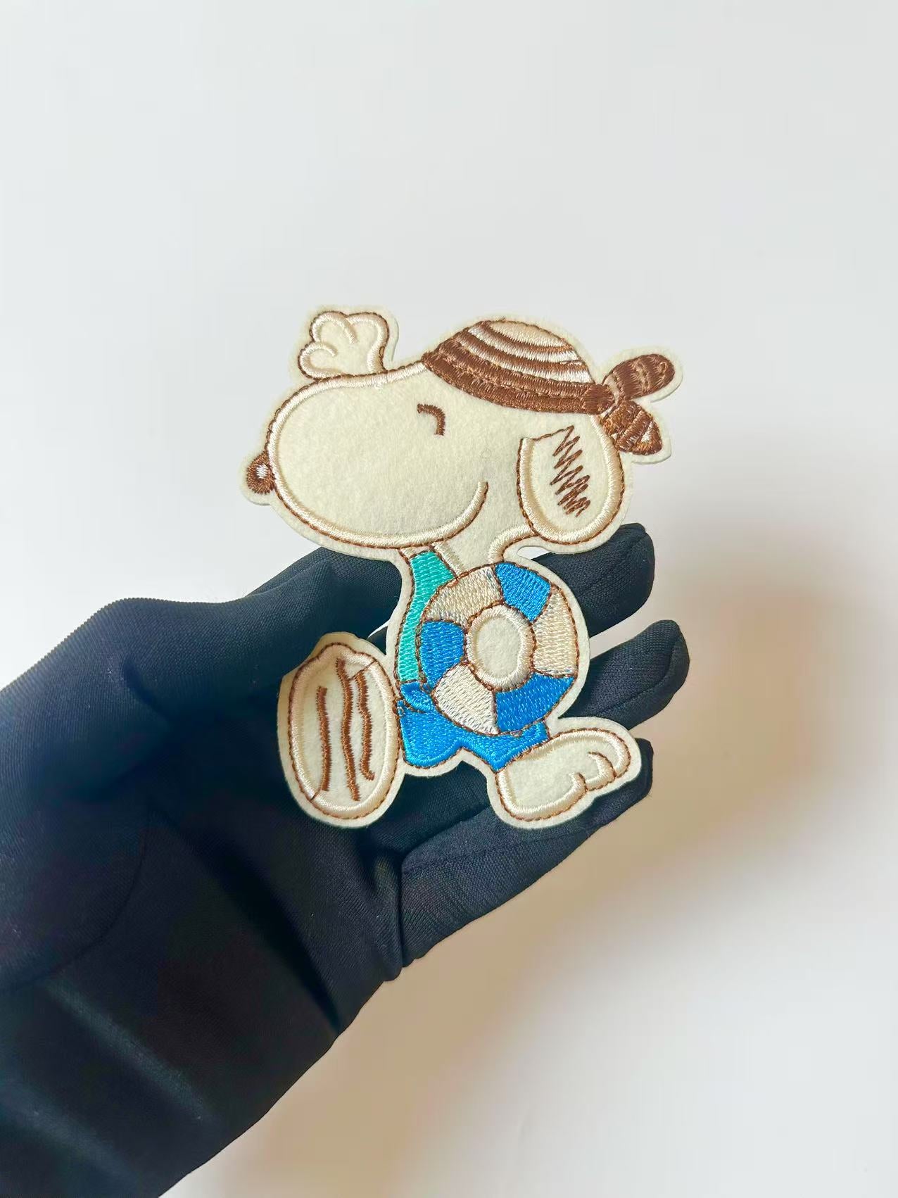 Craft 3"x4.3 " Snoopy Hello Embroidery Patches For Handmade Handicraft