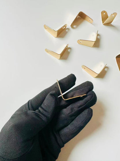 Fashion 32x32x16MM Size Gold Accessory For Handmade Box