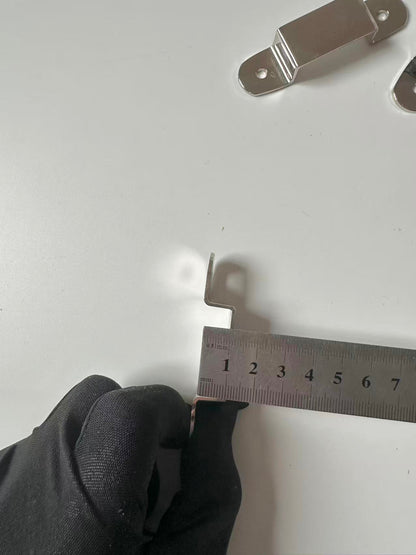 Craft Sliver LV Box Handle Buckles Accessories For Handmade Bag