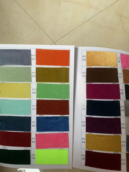 Fashion Velvet fabric , knitted fabric for handmade apparel By Yard